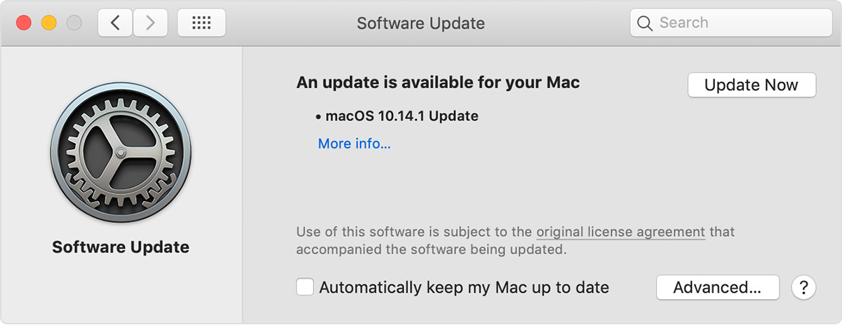 macOS updates